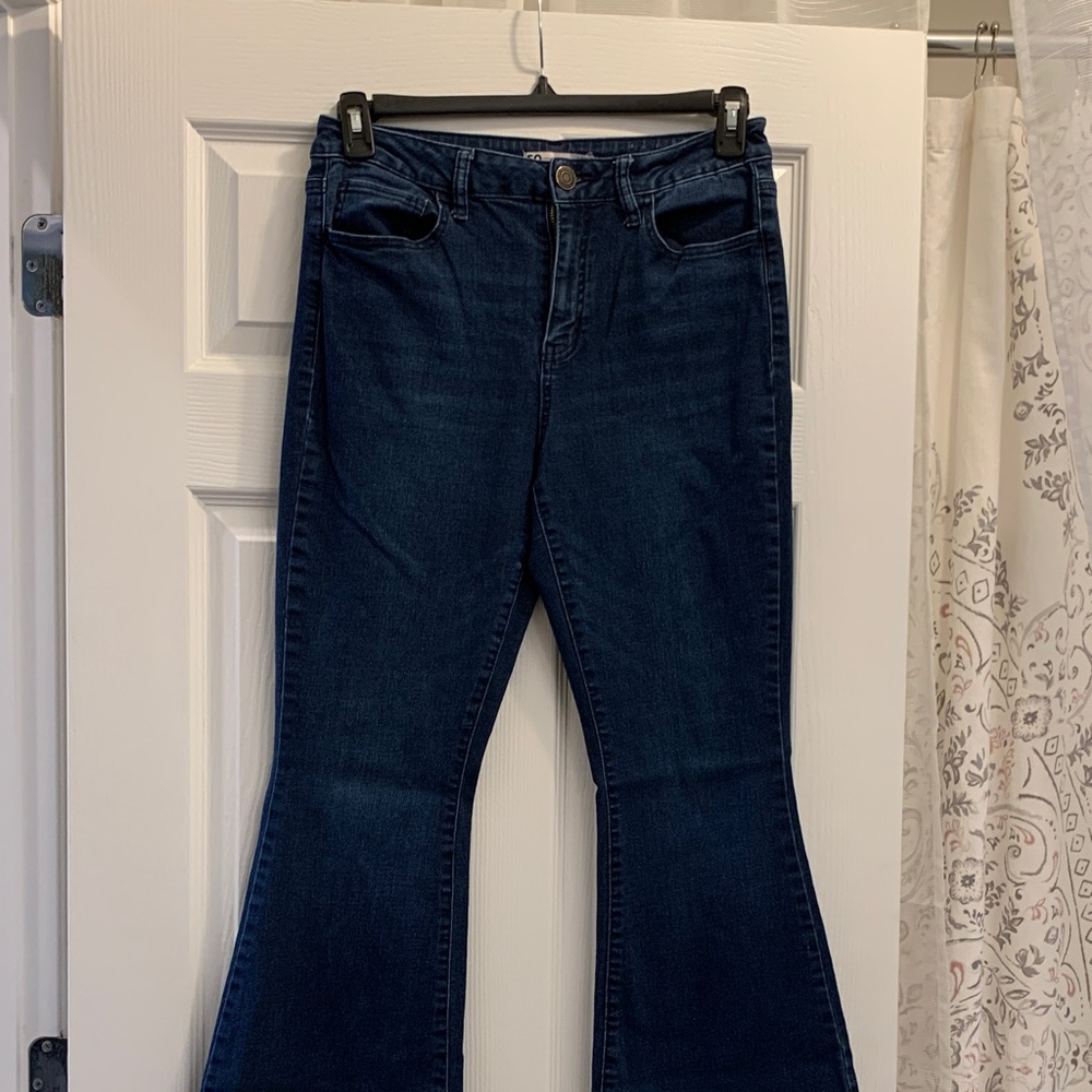 SO Dark Blue Flare Women's Jeans
